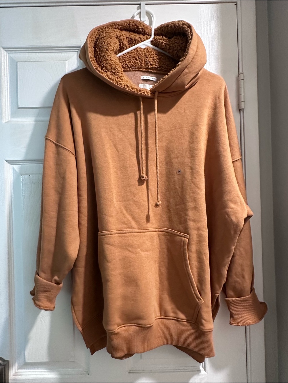 American Eagle Outfitters Men's Crewneck Sherpa Hoodie